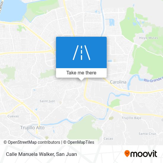 Calle Manuela Walker map