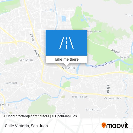 Mapa de Calle Victoria