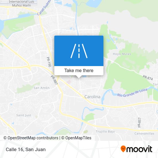 Mapa de Calle 16