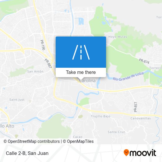 Mapa de Calle 2-B