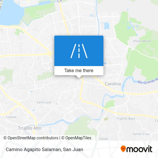 Mapa de Camino Agapito Salaman