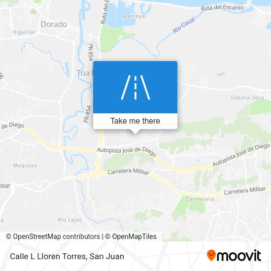 Mapa de Calle L Lloren Torres
