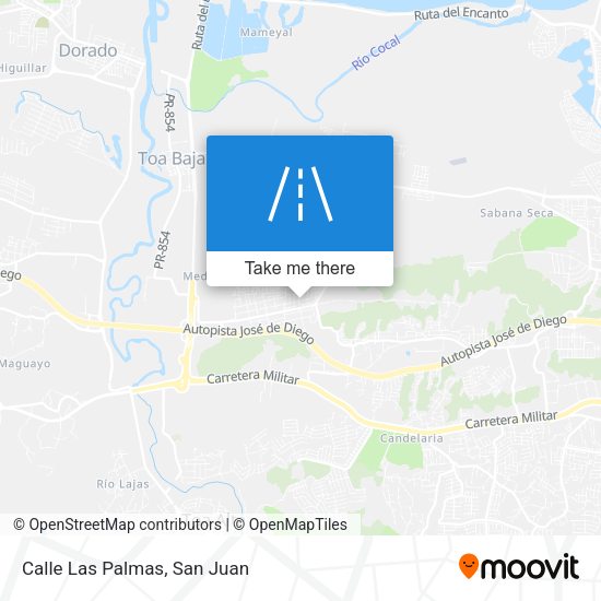 Mapa de Calle Las Palmas