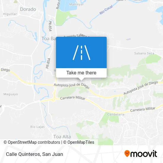 Mapa de Calle Quinteros