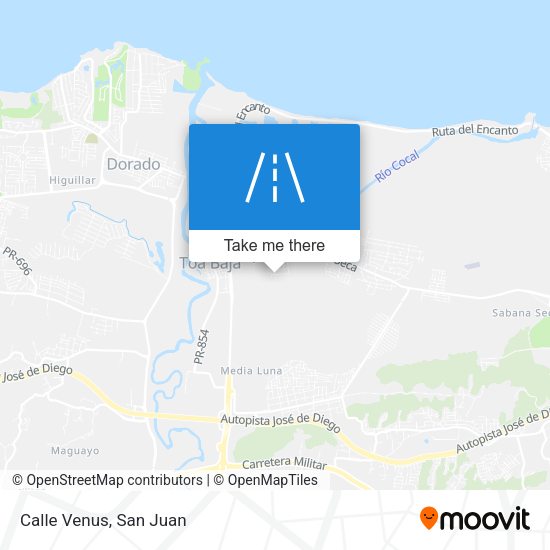 Mapa de Calle Venus
