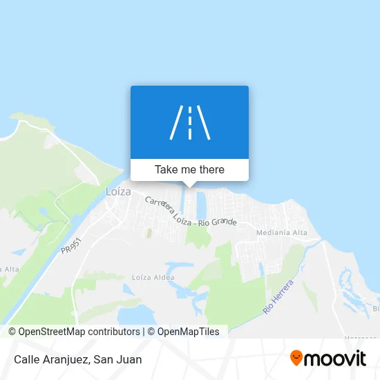 Mapa de Calle Aranjuez