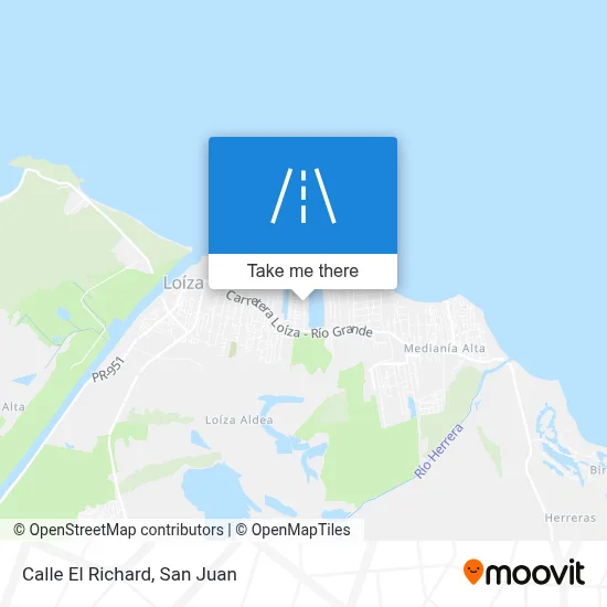 Mapa de Calle El Richard