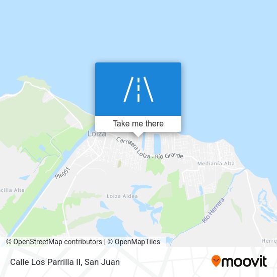 Mapa de Calle Los Parrilla II