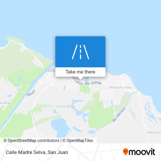Mapa de Calle Madre Selva