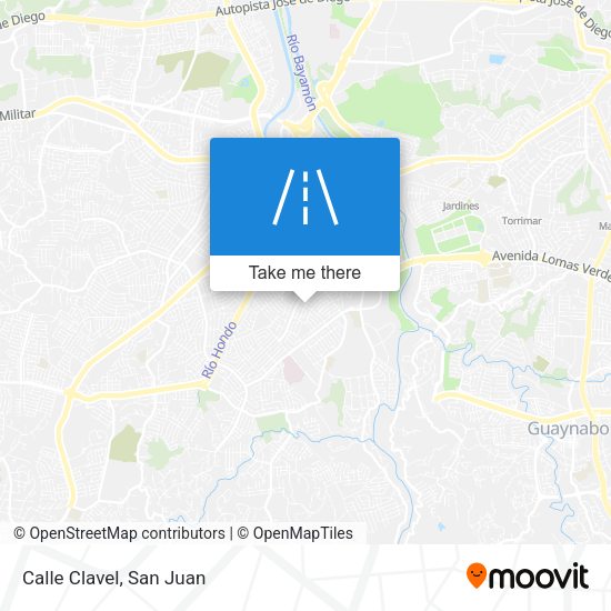 Mapa de Calle Clavel