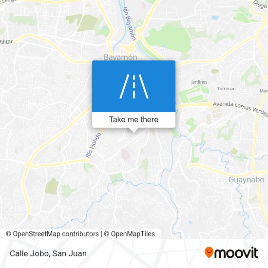 Mapa de Calle Jobo