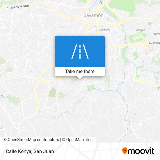 Mapa de Calle Kenya