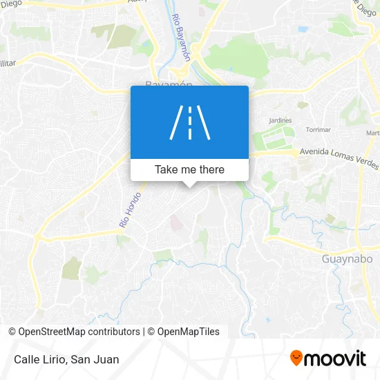 Mapa de Calle Lirio