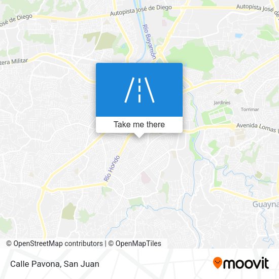 Mapa de Calle Pavona