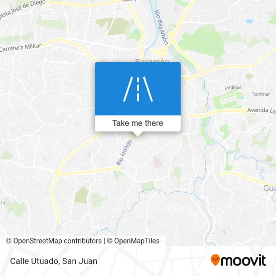 Calle Utuado map