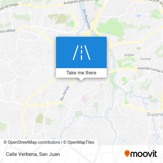 Mapa de Calle Verbena