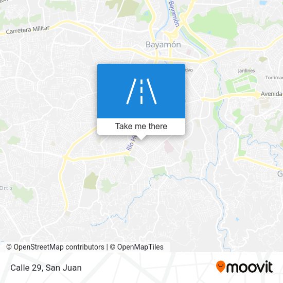 Mapa de Calle 29