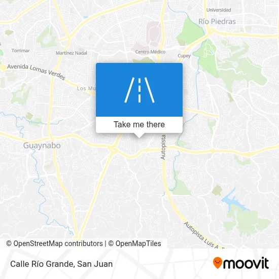 Calle Río Grande map