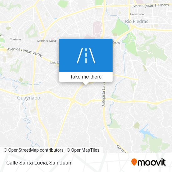 Mapa de Calle Santa Lucia