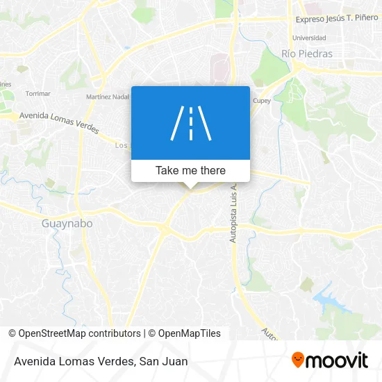 Avenida Lomas Verdes map