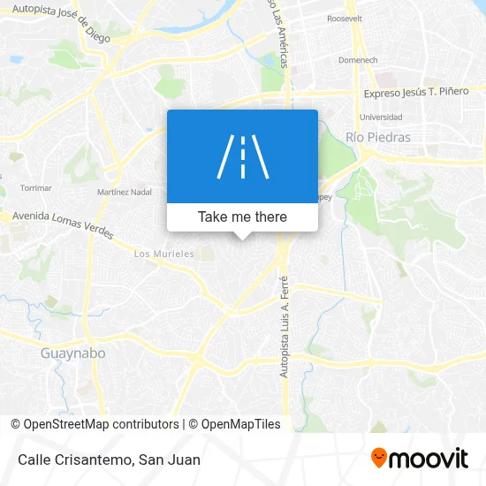 Mapa de Calle Crisantemo