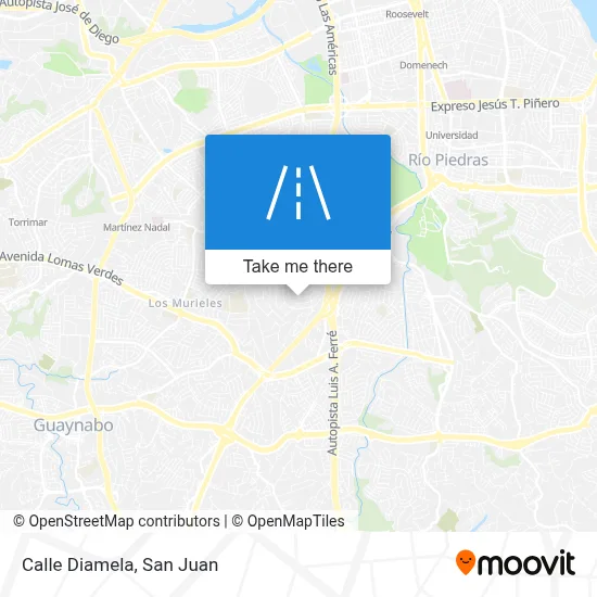 Mapa de Calle Diamela