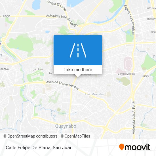 Mapa de Calle Felipe De Plana