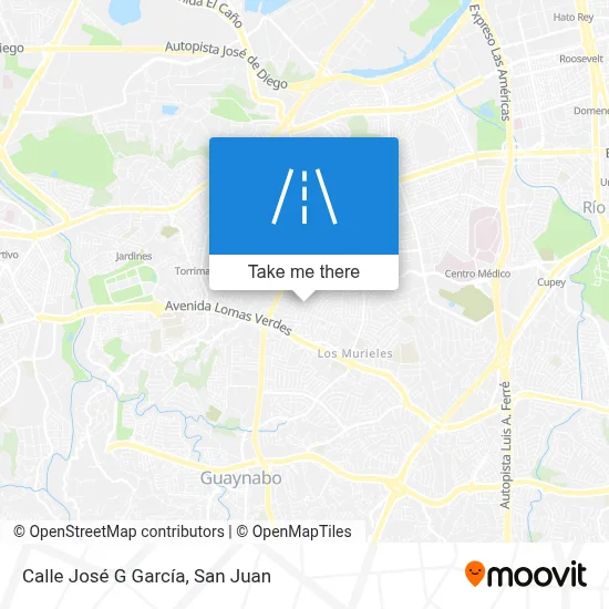 Calle José G García map