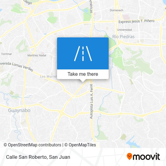 Mapa de Calle San Roberto