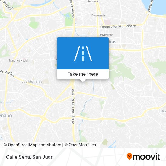 Mapa de Calle Sena