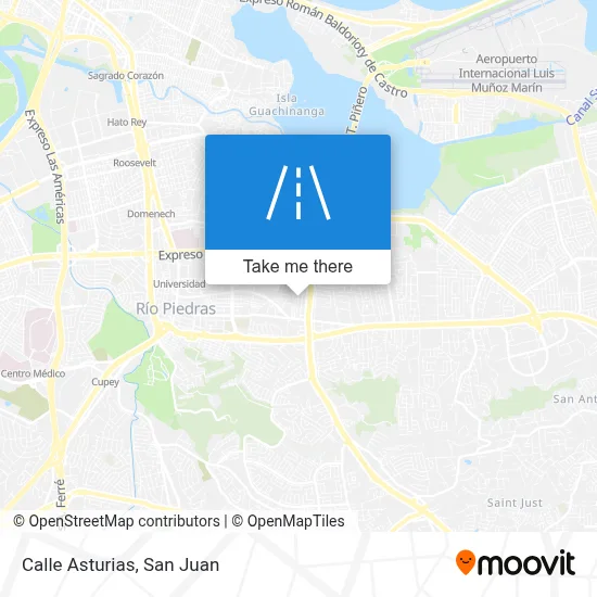 Mapa de Calle Asturias