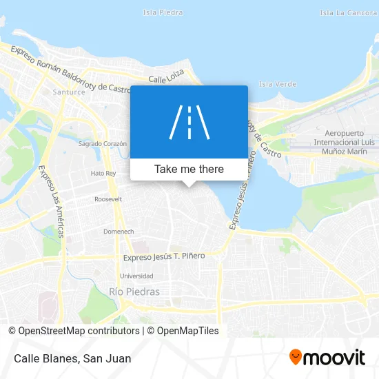 Mapa de Calle Blanes