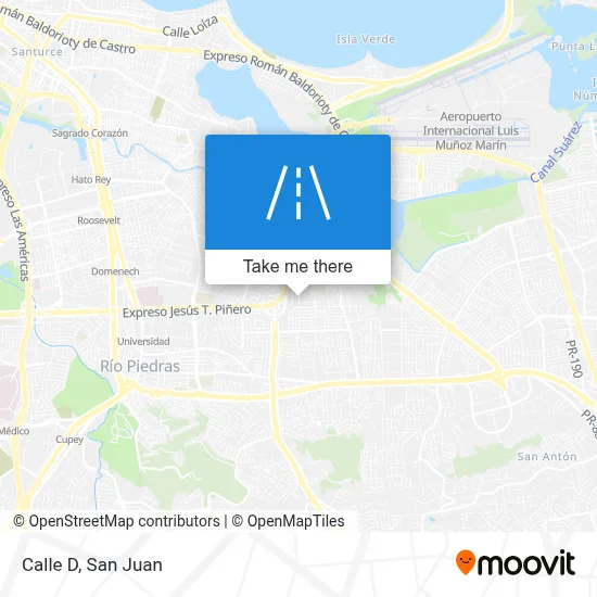 Calle D map