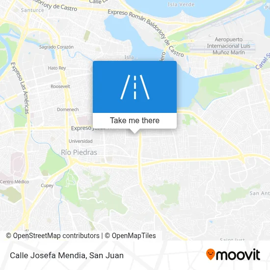 Mapa de Calle Josefa Mendia