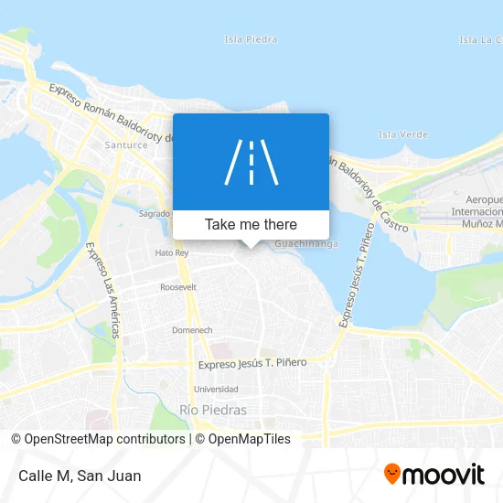 Calle M map