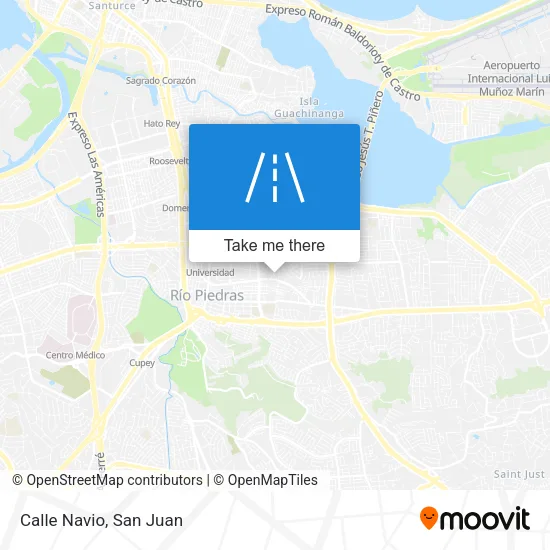 Mapa de Calle Navio
