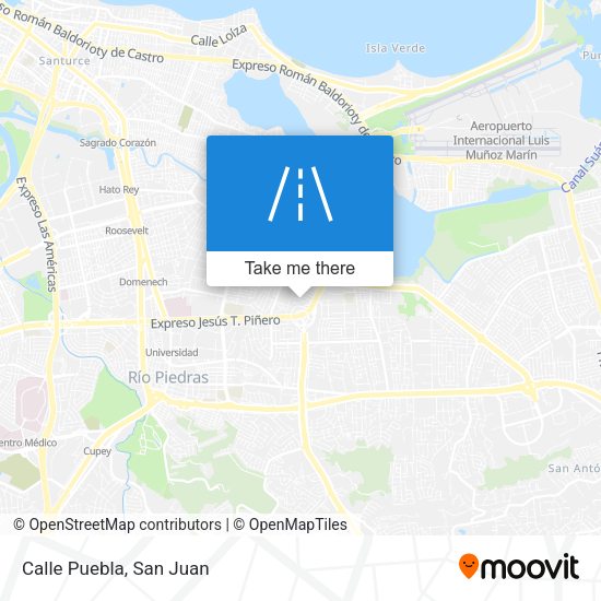 Mapa de Calle Puebla