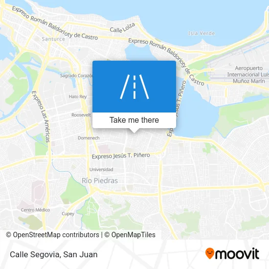Calle Segovia map