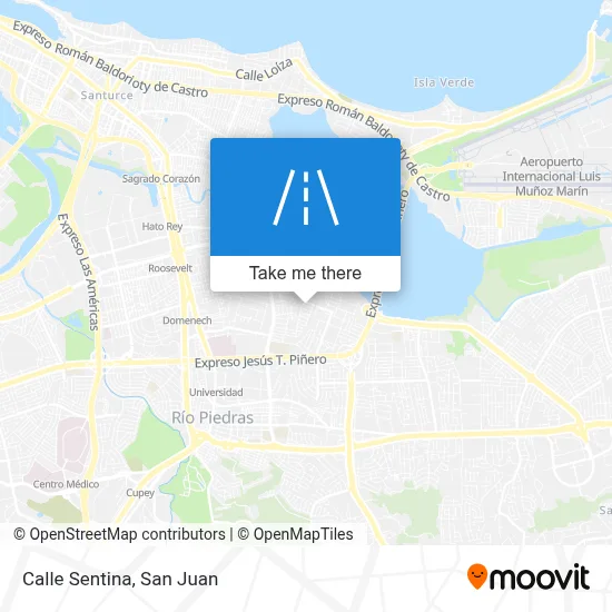 Mapa de Calle Sentina