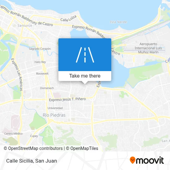 Mapa de Calle Sicilia