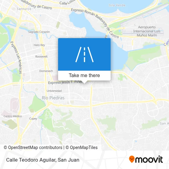 Mapa de Calle Teodoro Aguilar