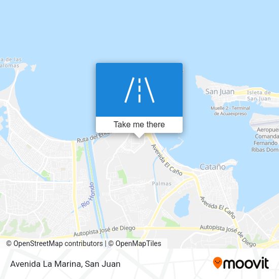 Mapa de Avenida La Marina