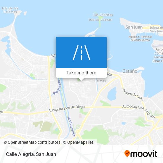 Calle Alegria map