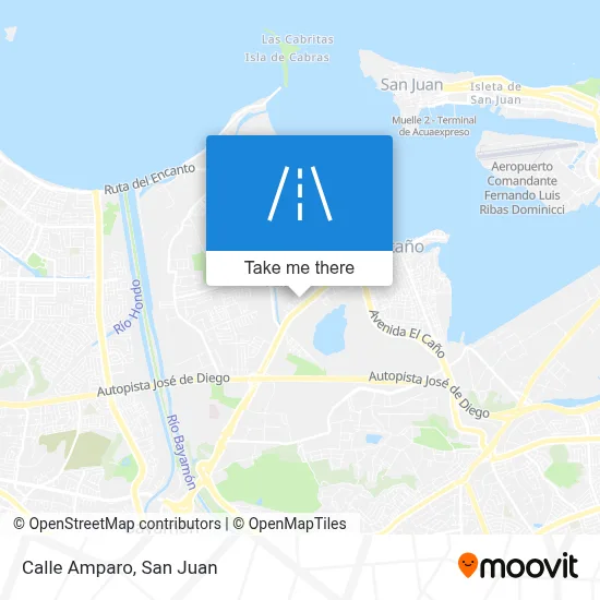 Mapa de Calle Amparo