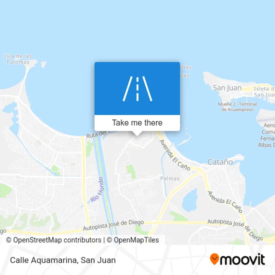 Calle Aquamarina map