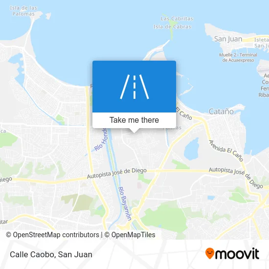 Mapa de Calle Caobo