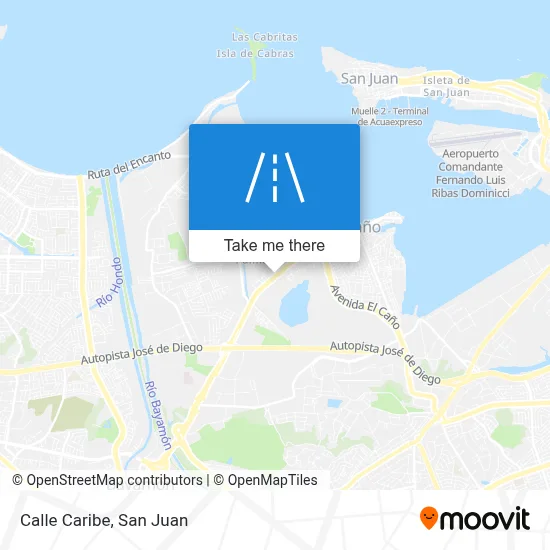 Mapa de Calle Caribe