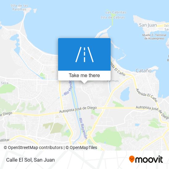 Mapa de Calle El Sol