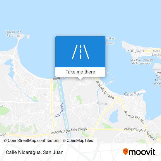 Mapa de Calle Nicaragua