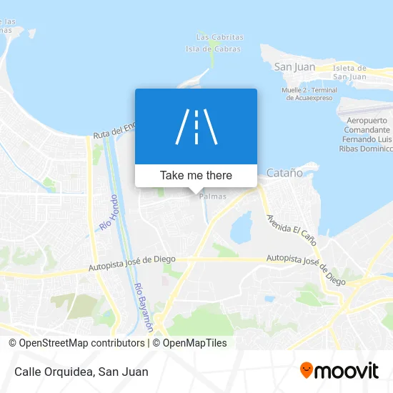 Mapa de Calle Orquidea